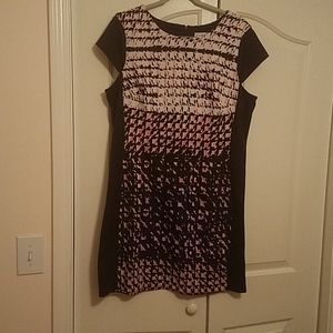 New York and company black and pink Large dress